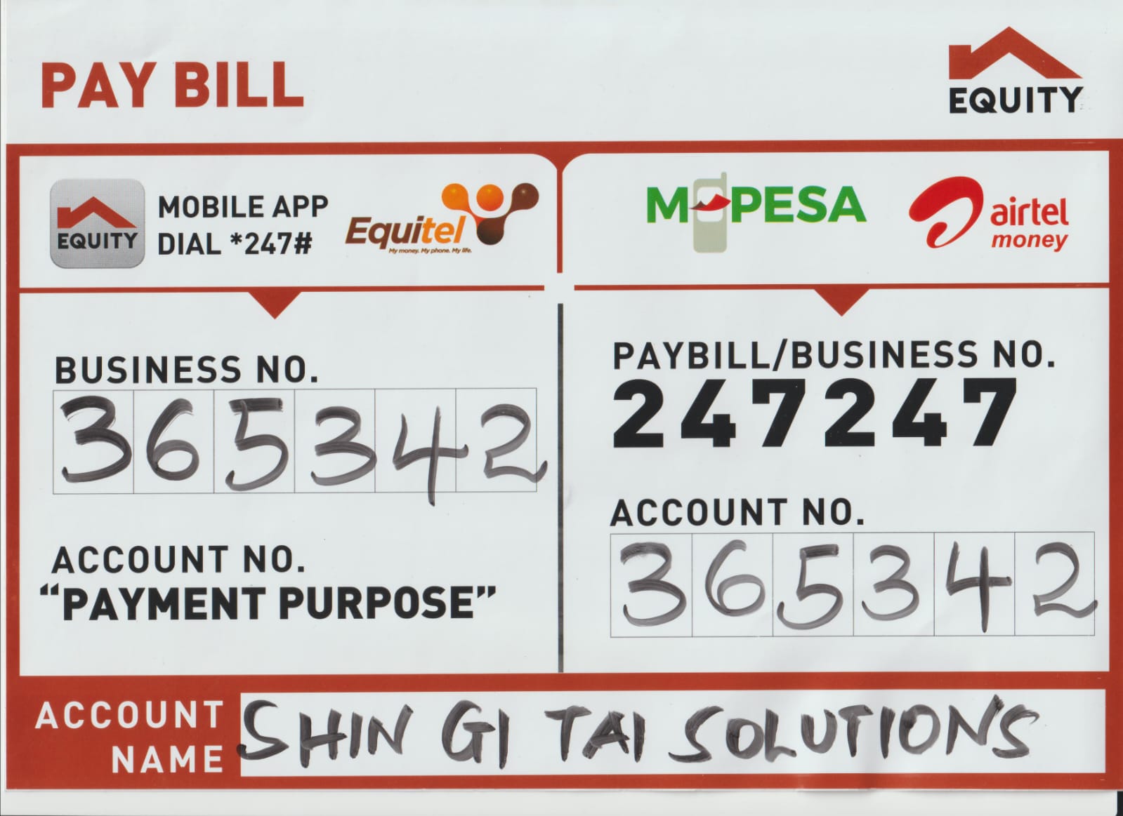Payment options